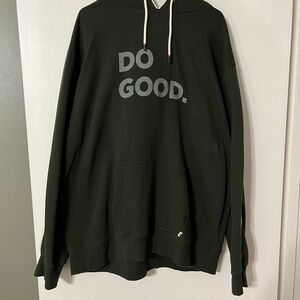 Men's Cotopaxi Green Hoodie with 'Do Good' Print